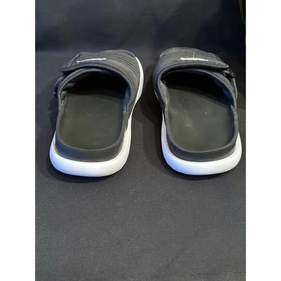 Men’s Nike Asuna 2 Black/White Slip On Slides Sandals Shoes DJ3388-001, size 12